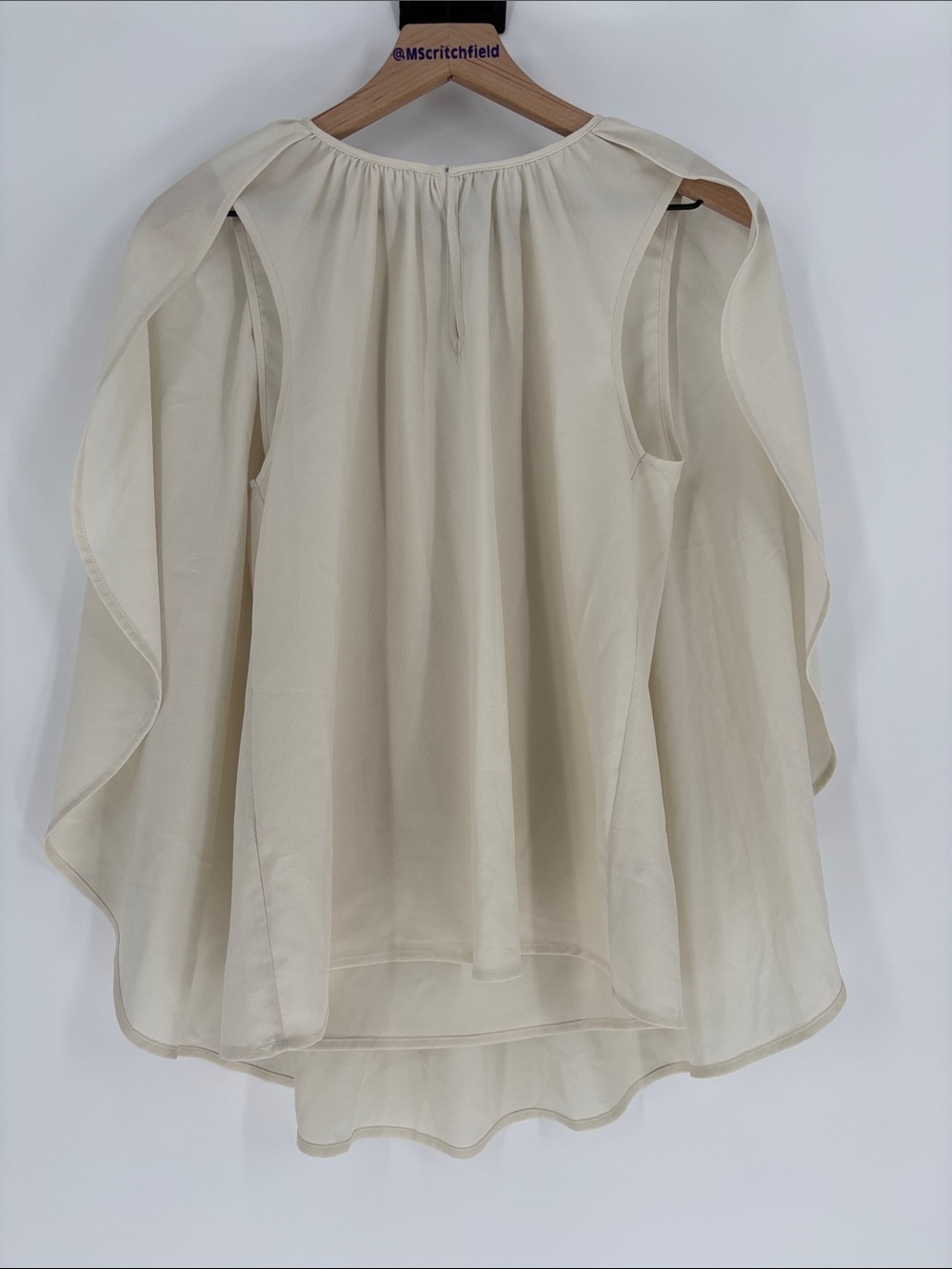 ASOS cream cape shirt 2